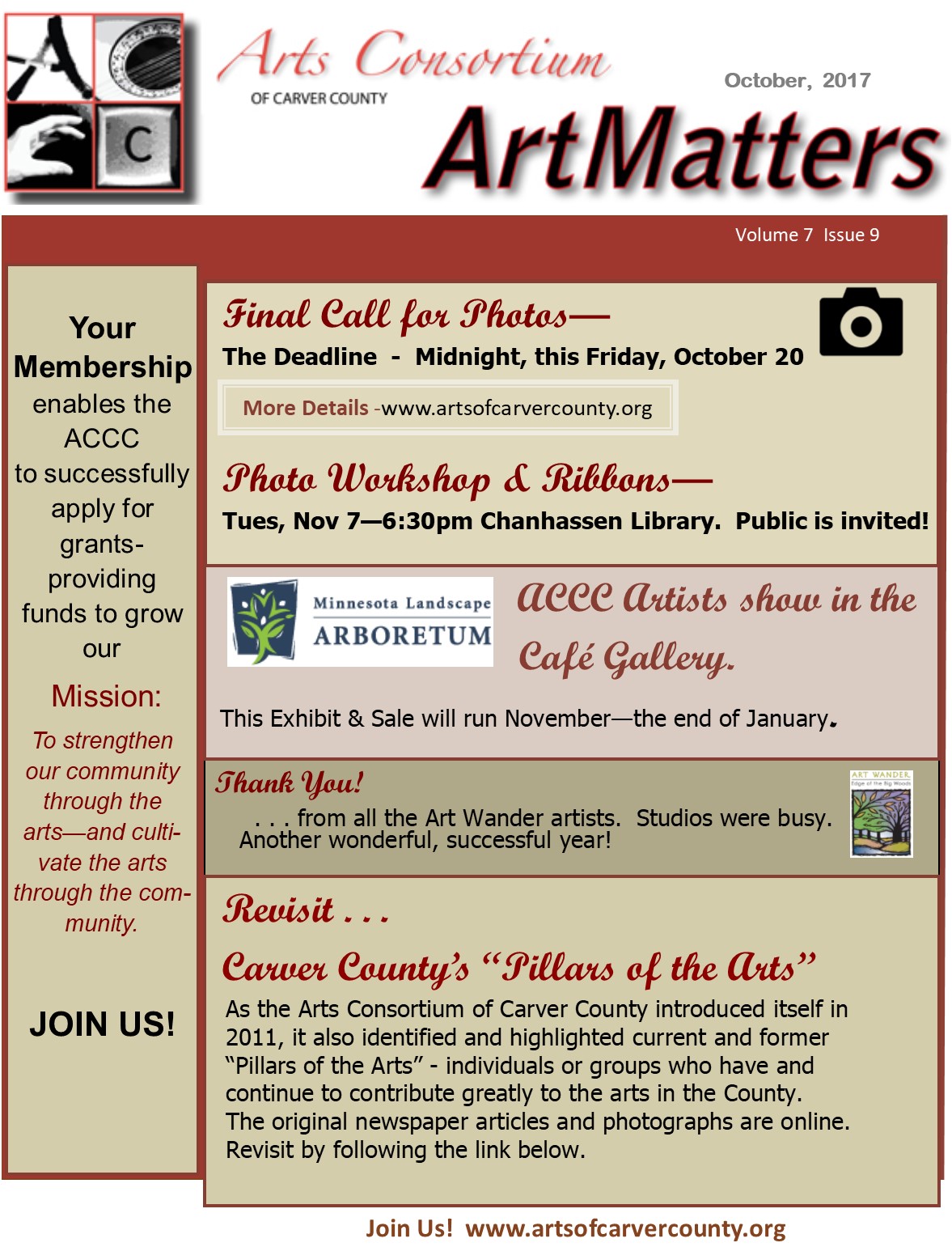 ACCC ArtMatters Newsletter