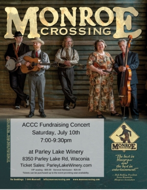 Monroe Crossing Concert Poster